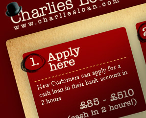 Charlies Loan - webdesign 