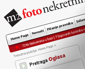 m2 foto nekretnine - realestate webdesign - mindnever